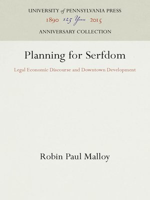 cover image of Planning for Serfdom